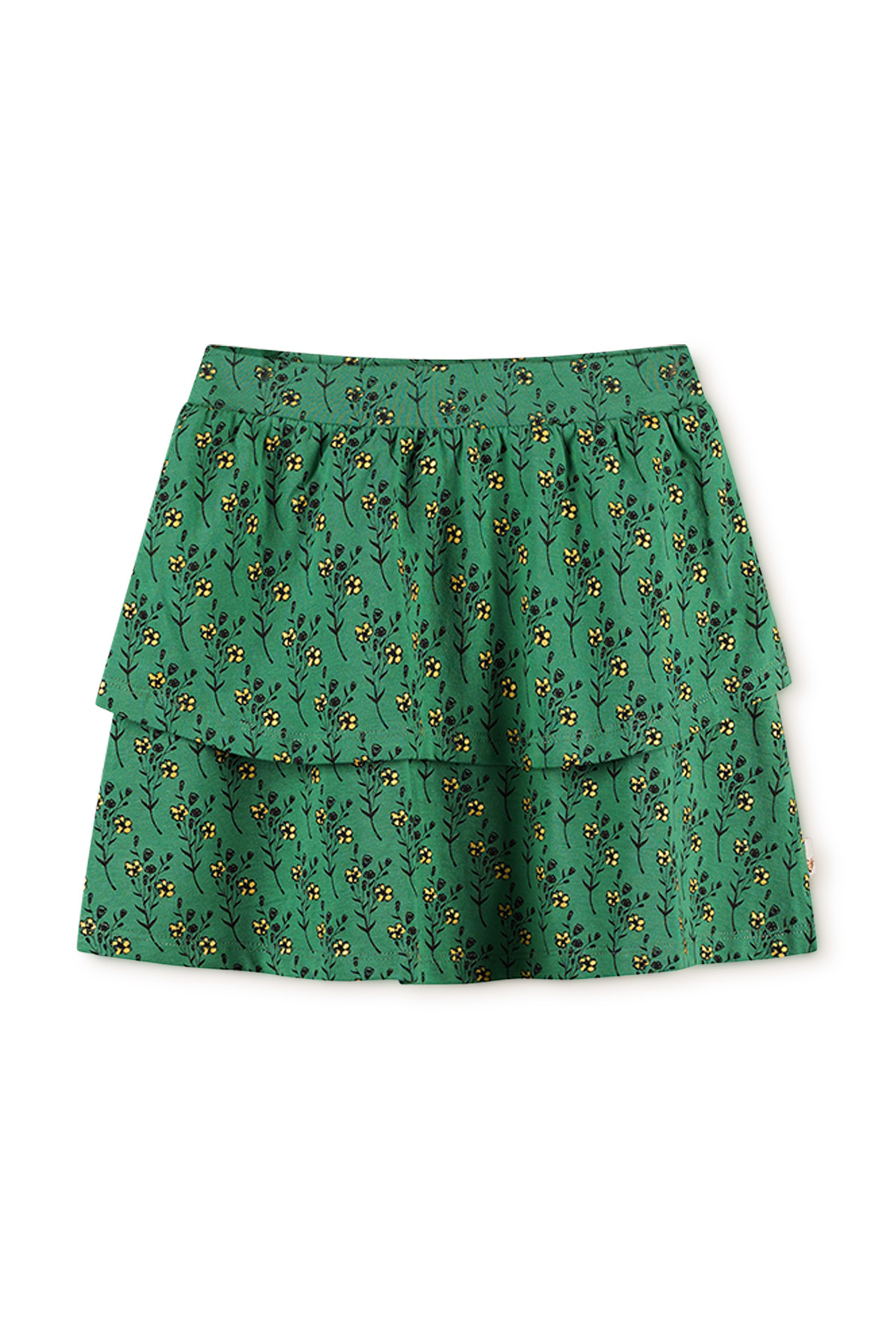 Moodstreet Meisjes rok bloemen print - Pine groen Moodstreet Meisjes rok bloemen print - Pine groen