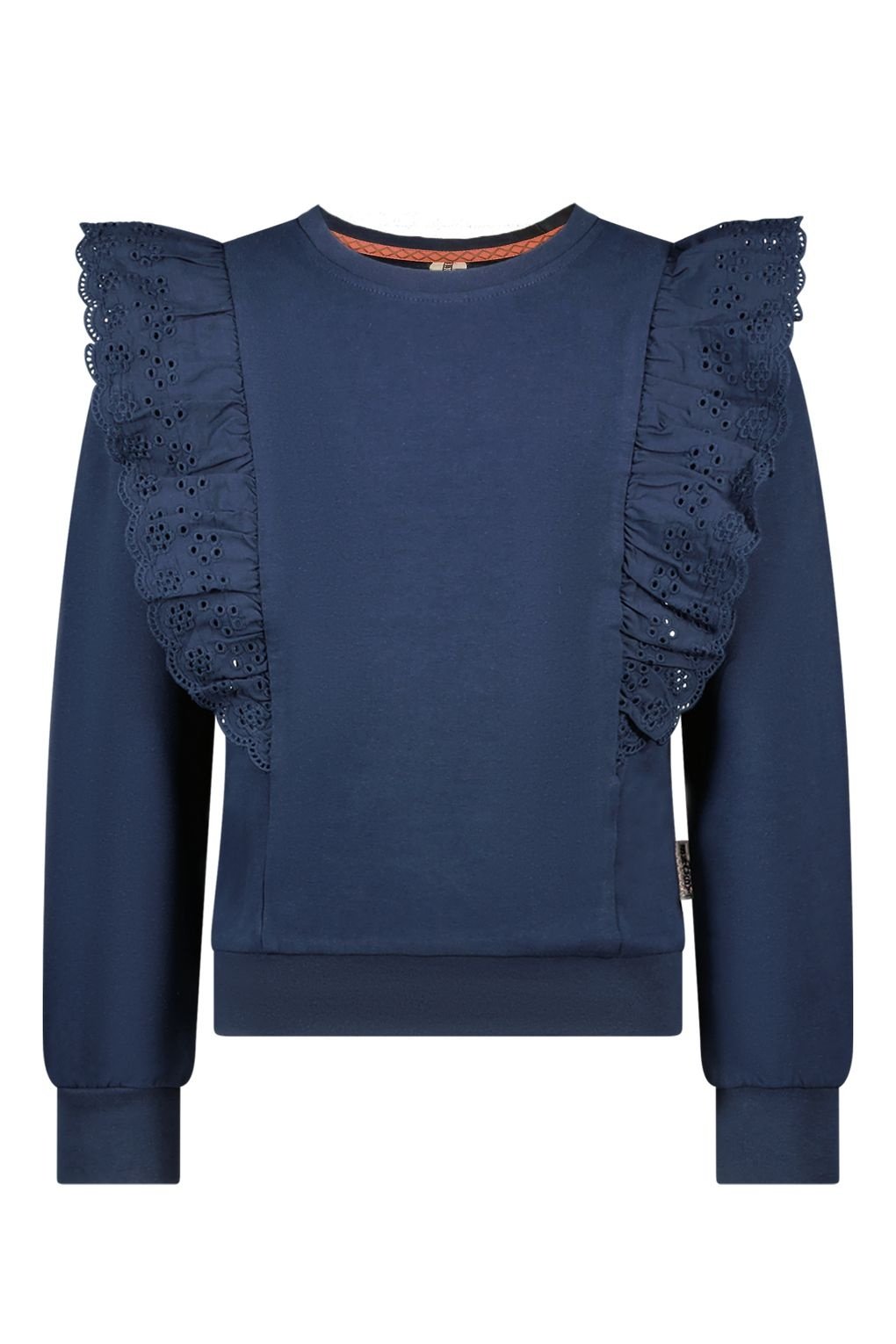 B.Nosy Meisjes sweater - Daantje - Navy blauw
