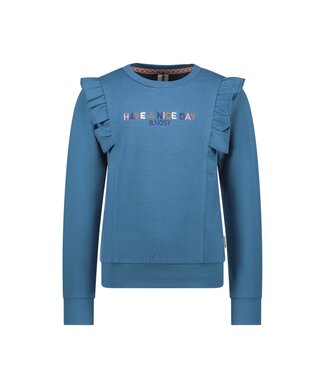 B.Nosy Meisjes sweater - Vayen - Maroccan blauw