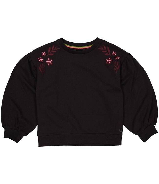 Quapi Meisjes sweater - Amely - Zwart