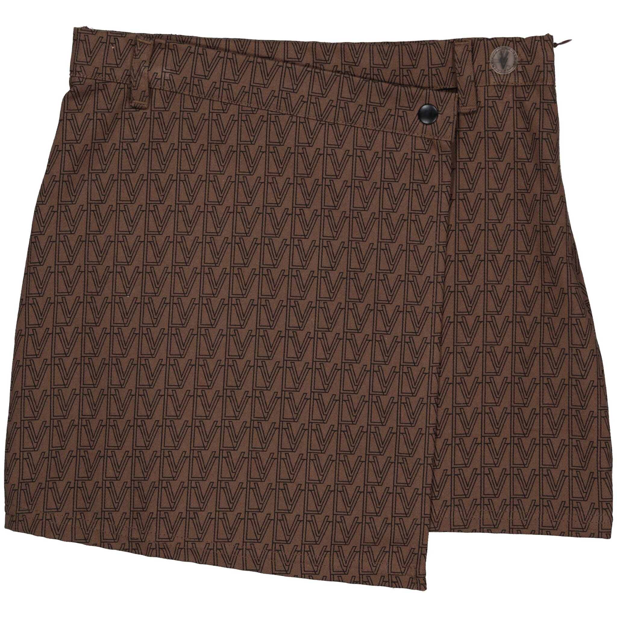 LEVV Meisjes rok - Frieda - AOP LVV bruin LEVV Meisjes rok - Frieda - AOP LVV bruin