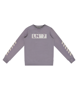 Lucky No. 7 Jongens sweater - Minimal grijs