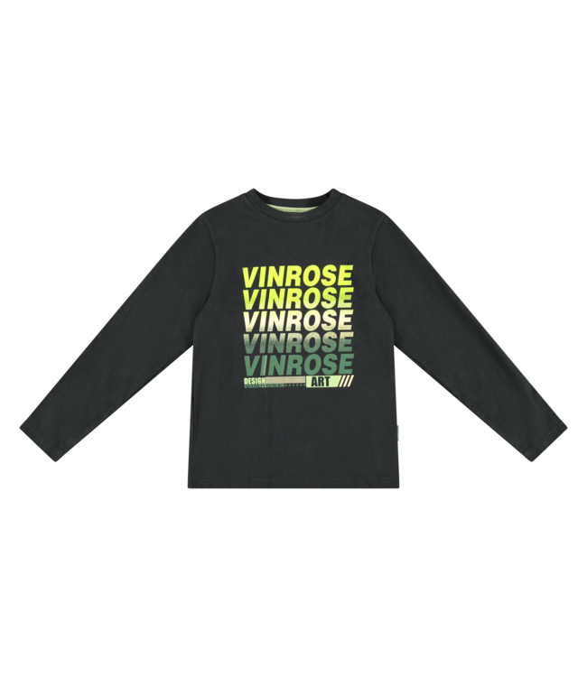 Vinrose Jongens shirt - Zwart
