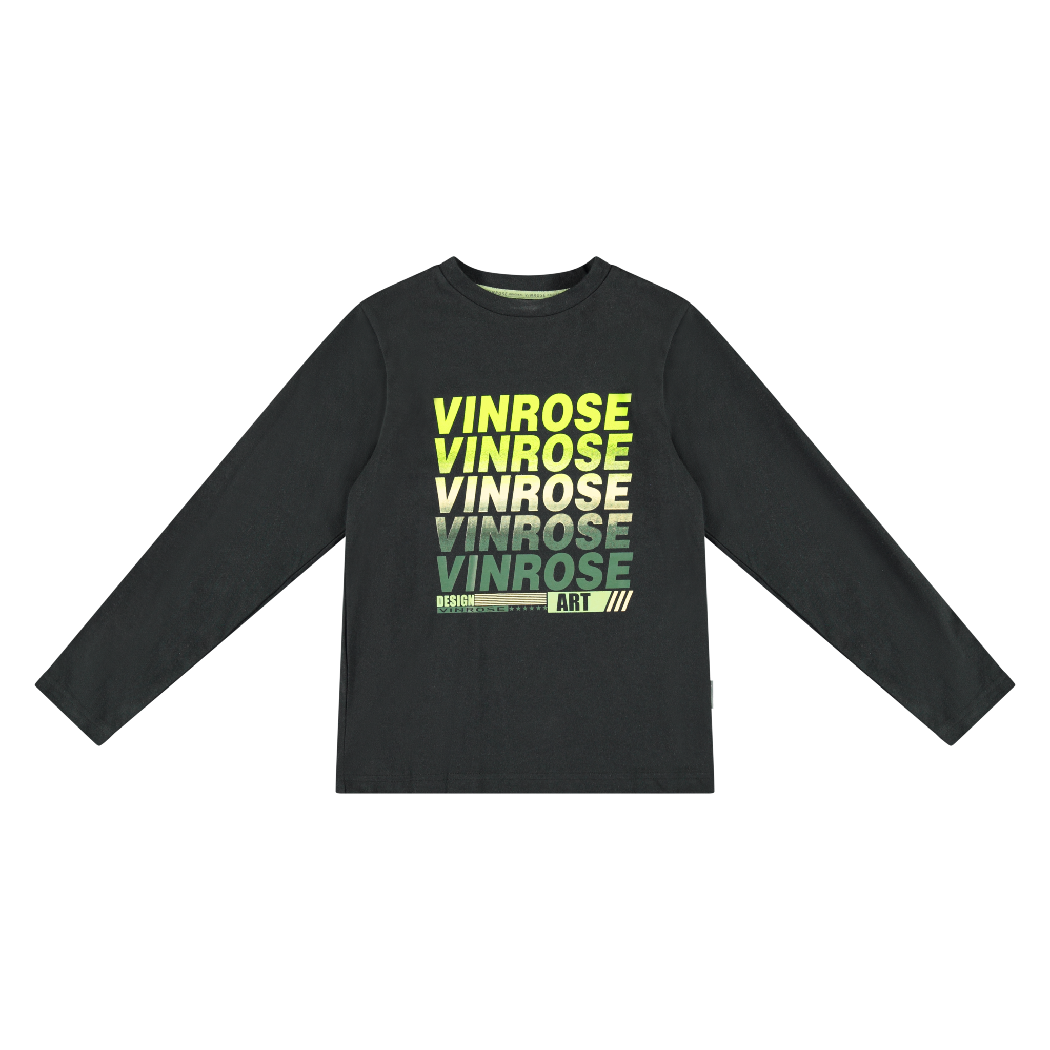 Vinrose Jongens shirt - Zwart