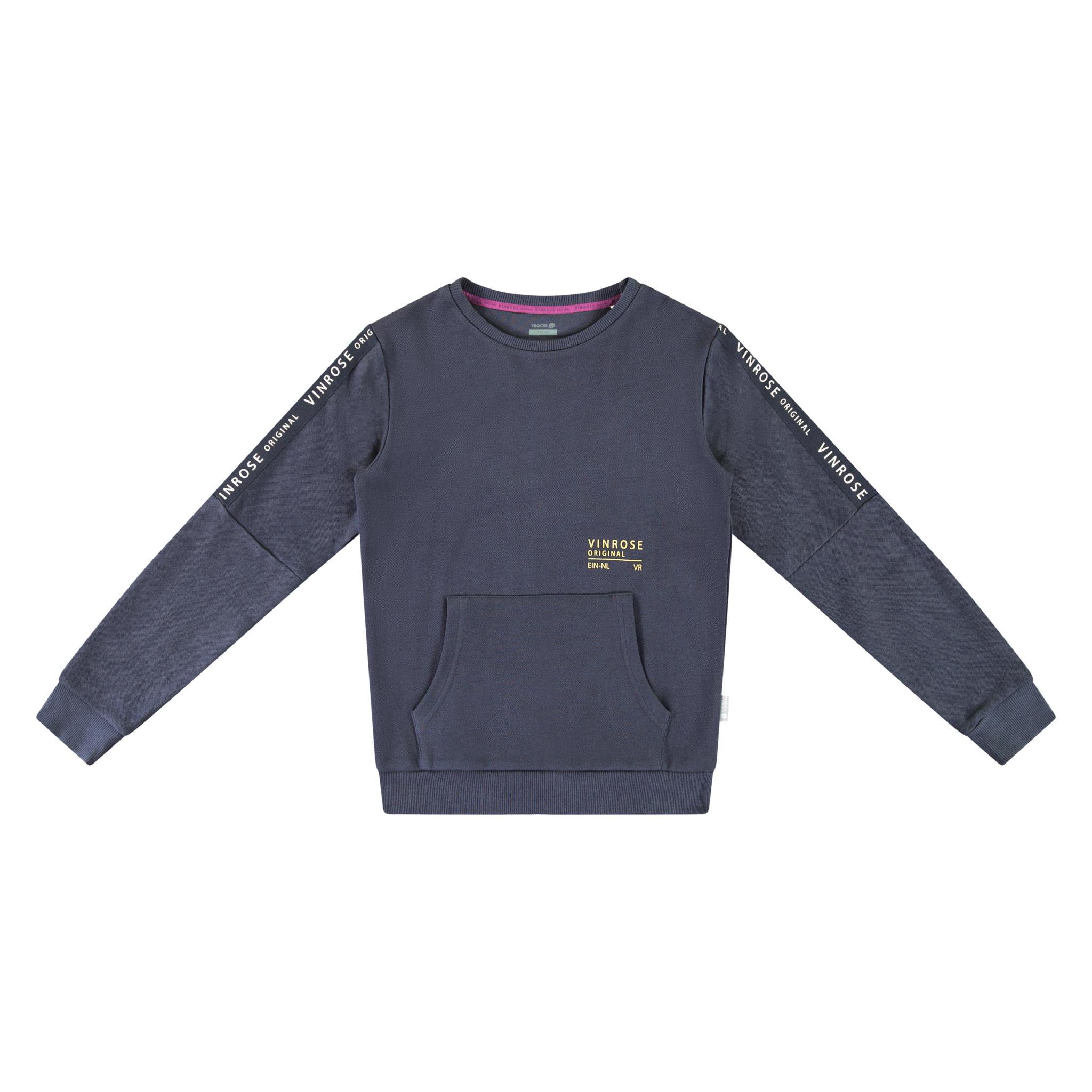 Vinrose Jongens sweater - Mood indigo blauw