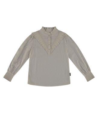 Vinrose Meisjes blouse - Egret