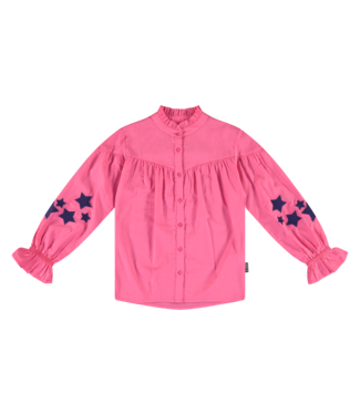 Vinrose Meisjes blouse - Roze carnation