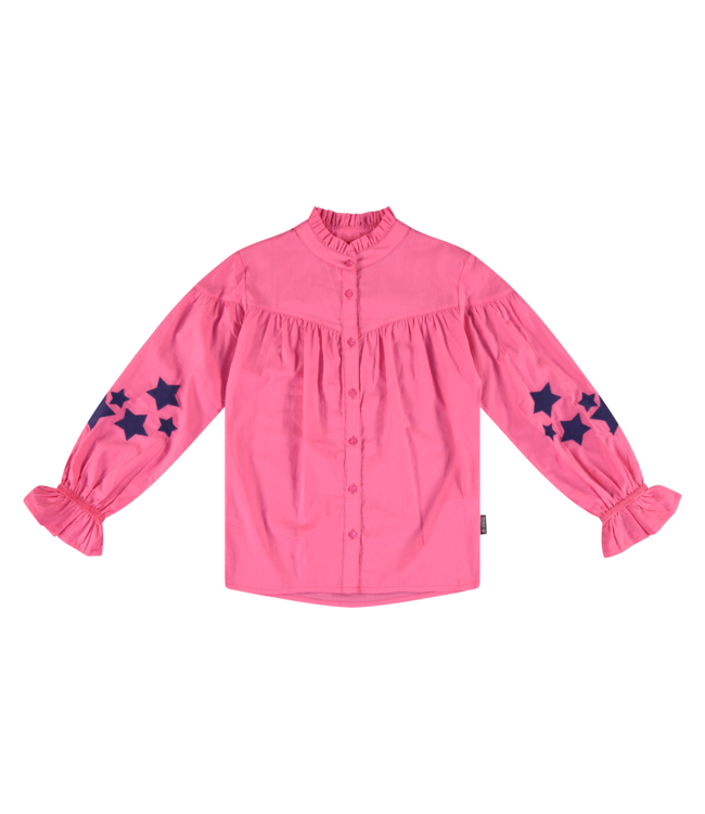 Vinrose Meisjes blouse - Roze carnation