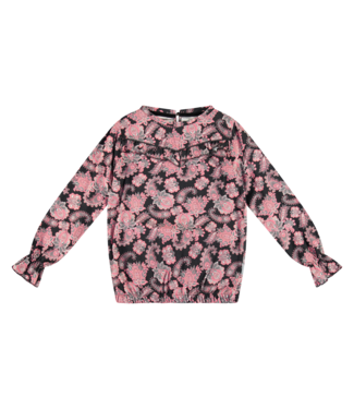 Vinrose Meisjes blouse - Zwart