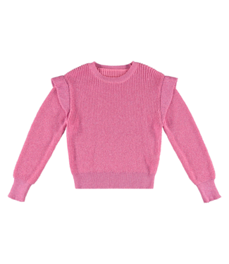 Vinrose Meisjes sweater - Roze carnation