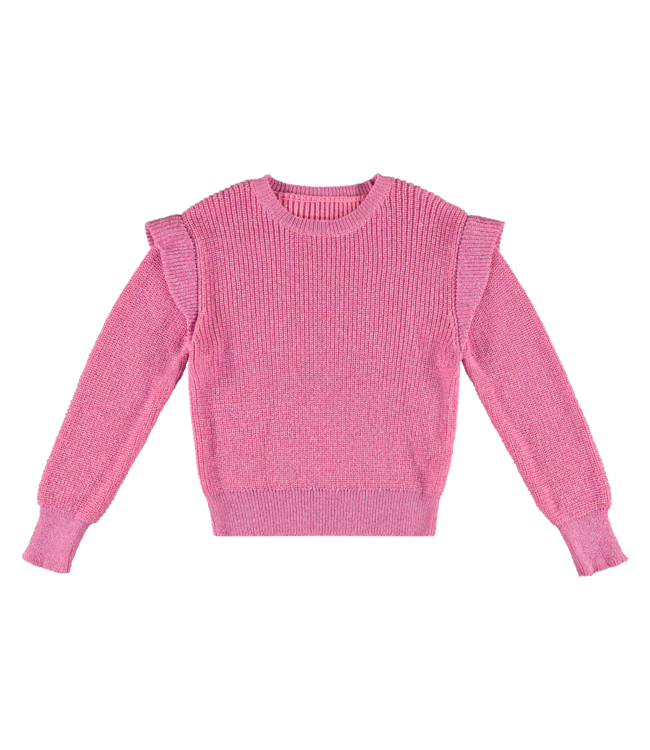 Vinrose Meisjes sweater - Roze carnation