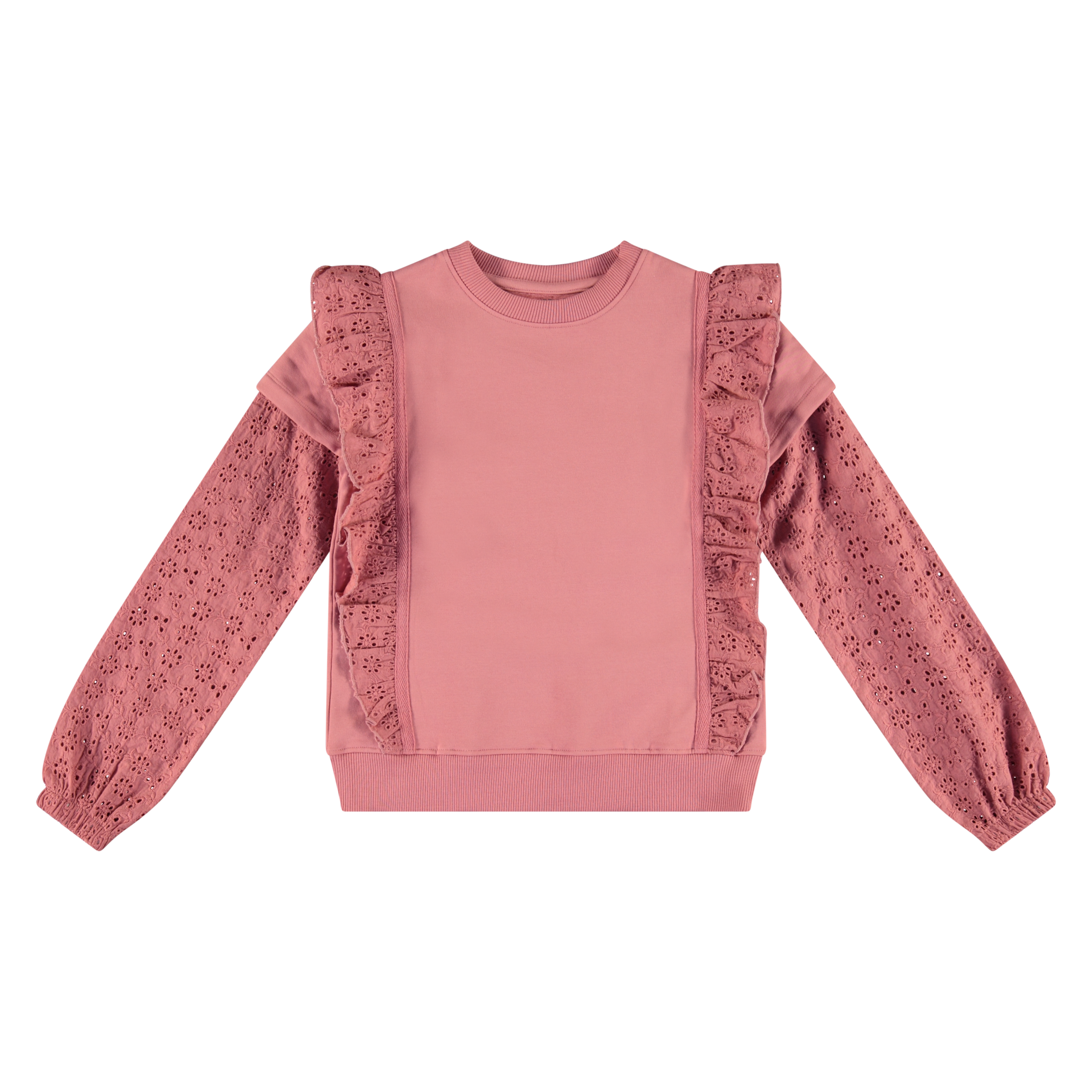 Vinrose Meisjes sweater - Dusty roze
