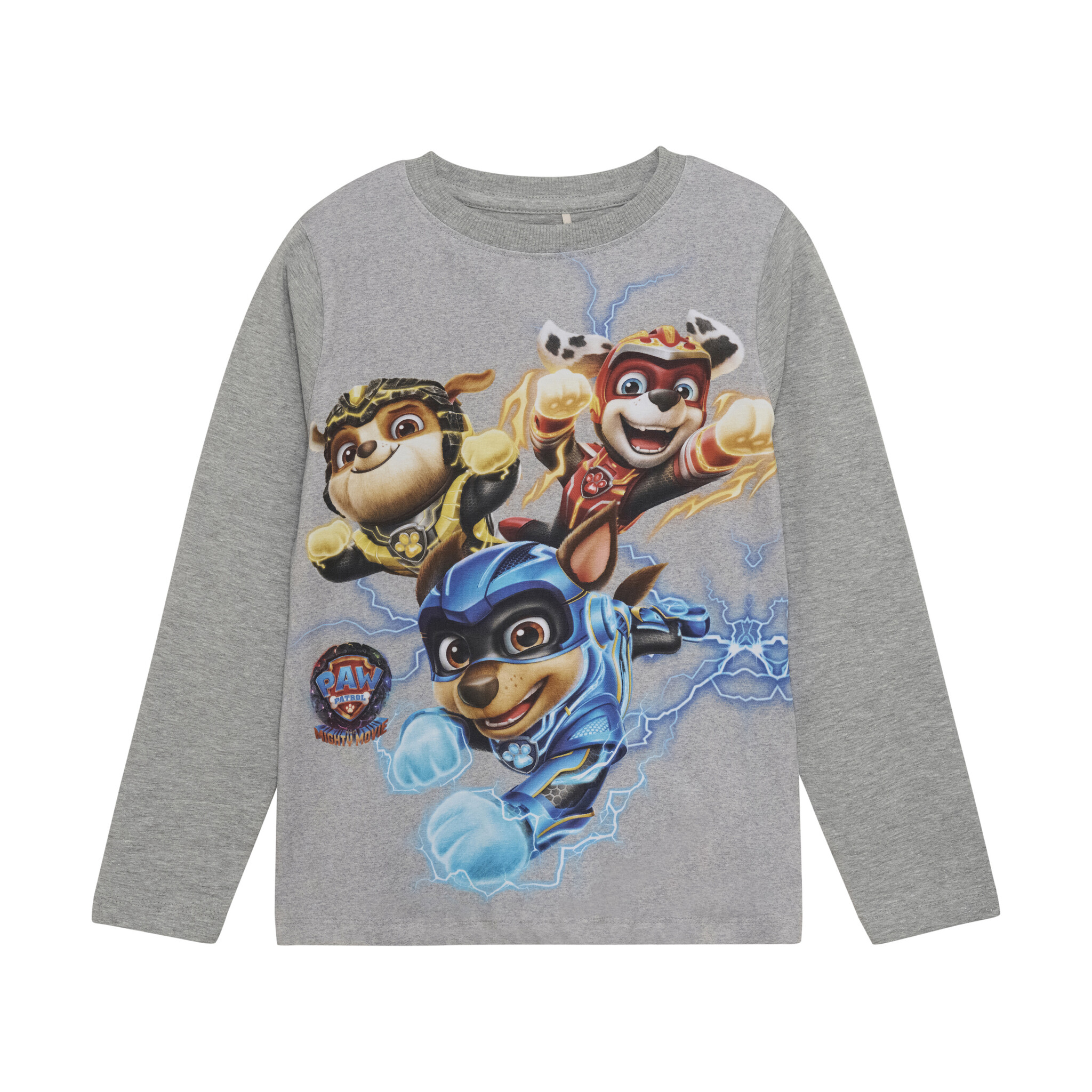 Jongens shirt Paw Patrol - Licht grijze melange