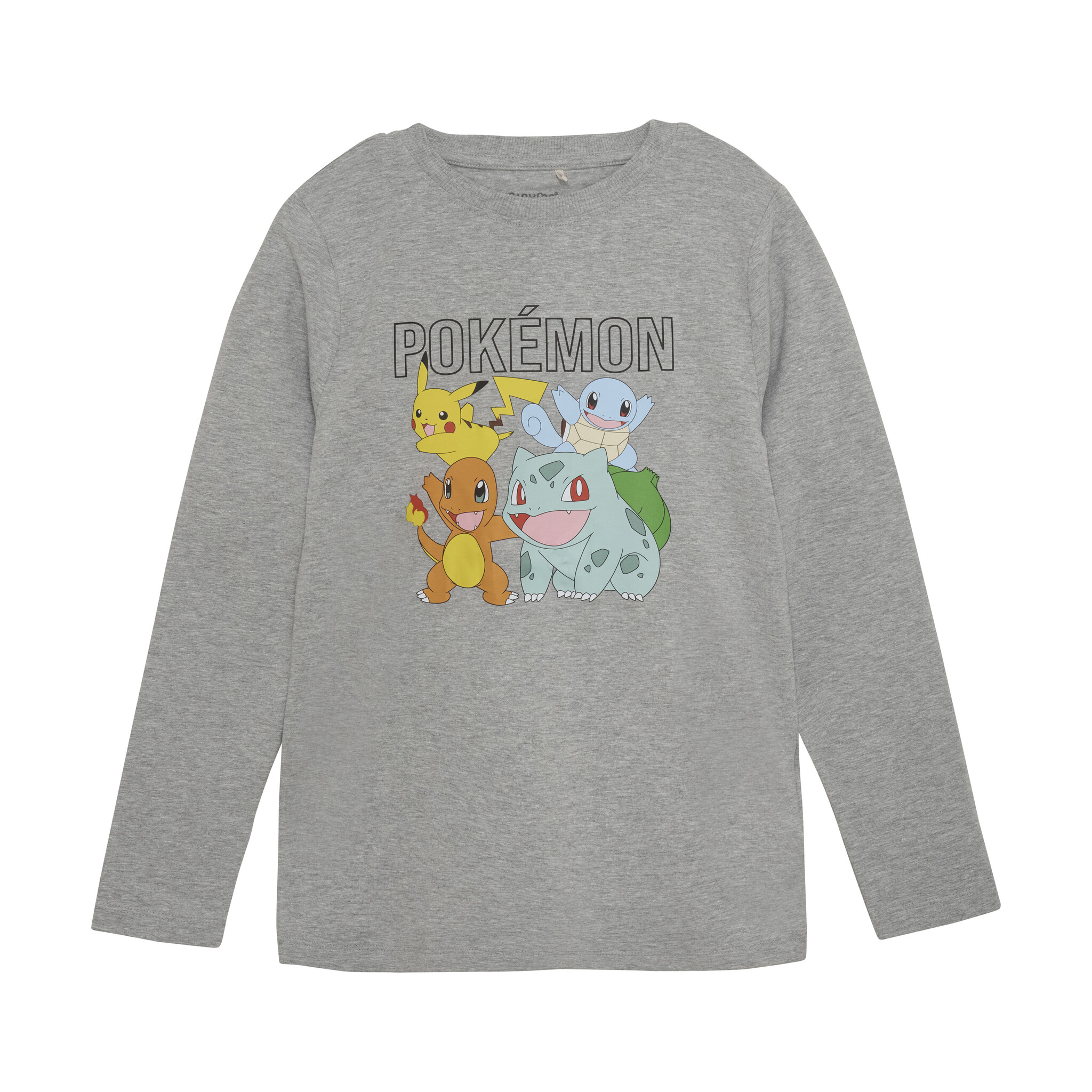 Jongens shirt Pokemon - Licht grijze melange