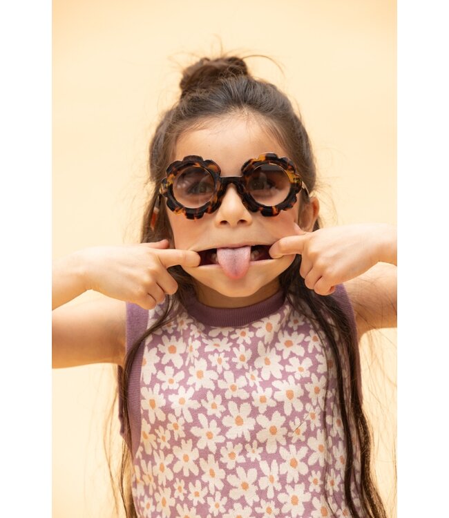 LOOXS Little Meisjes spencer - Bloemen jacquard