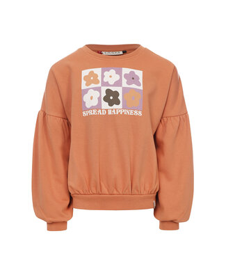 LOOXS Little Meisjes sweater - Soft abrikoos