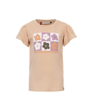 LOOXS Little Meisjes t-shirt - Natural