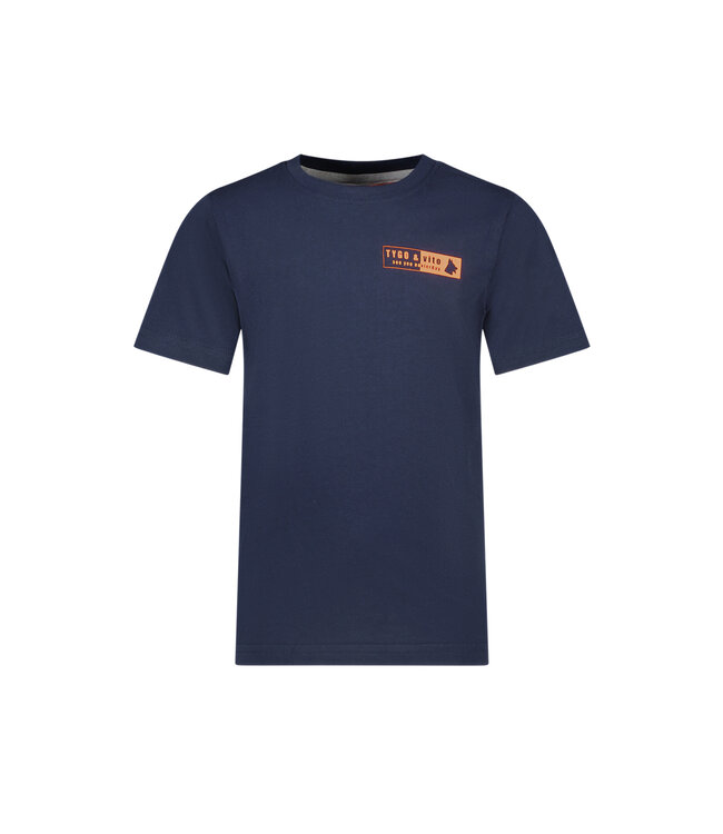 Tygo & Vito Jongens t-shirt - Tijn - Navy blauw