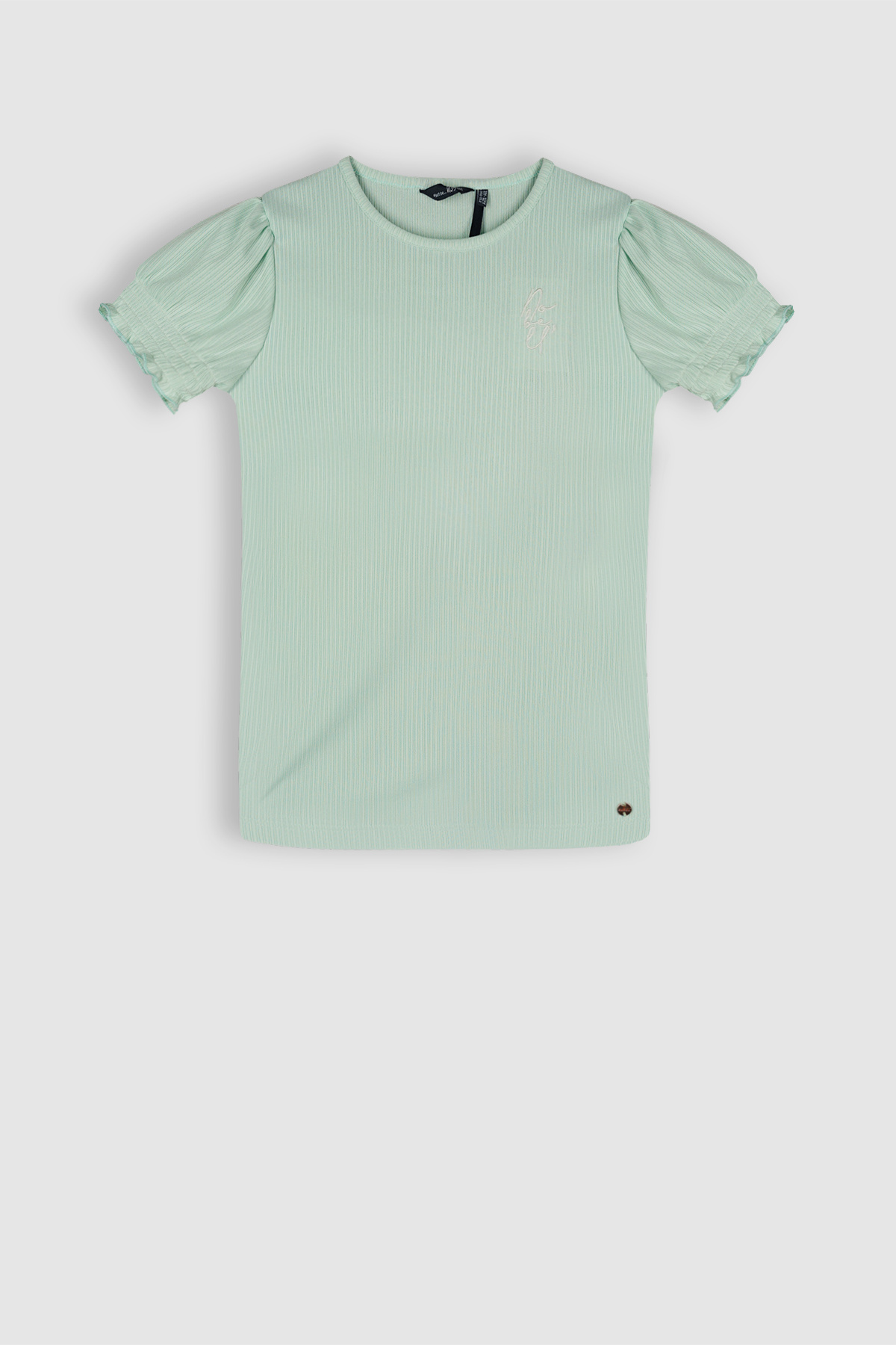 Meisjes t-shirt rib - Kooka - Jade