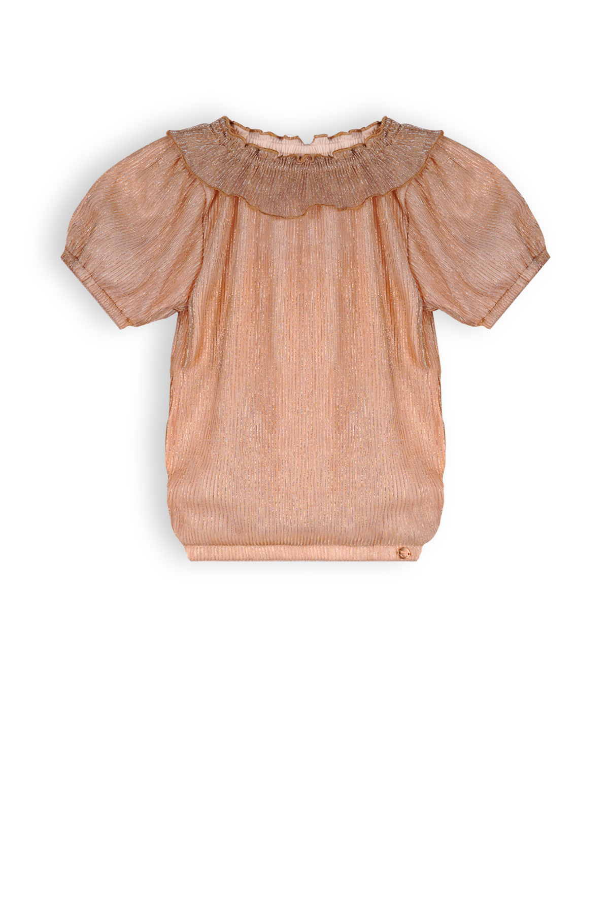 Nono N312-5103 Meisjes Blouse - Light Gold - Maat 122-128