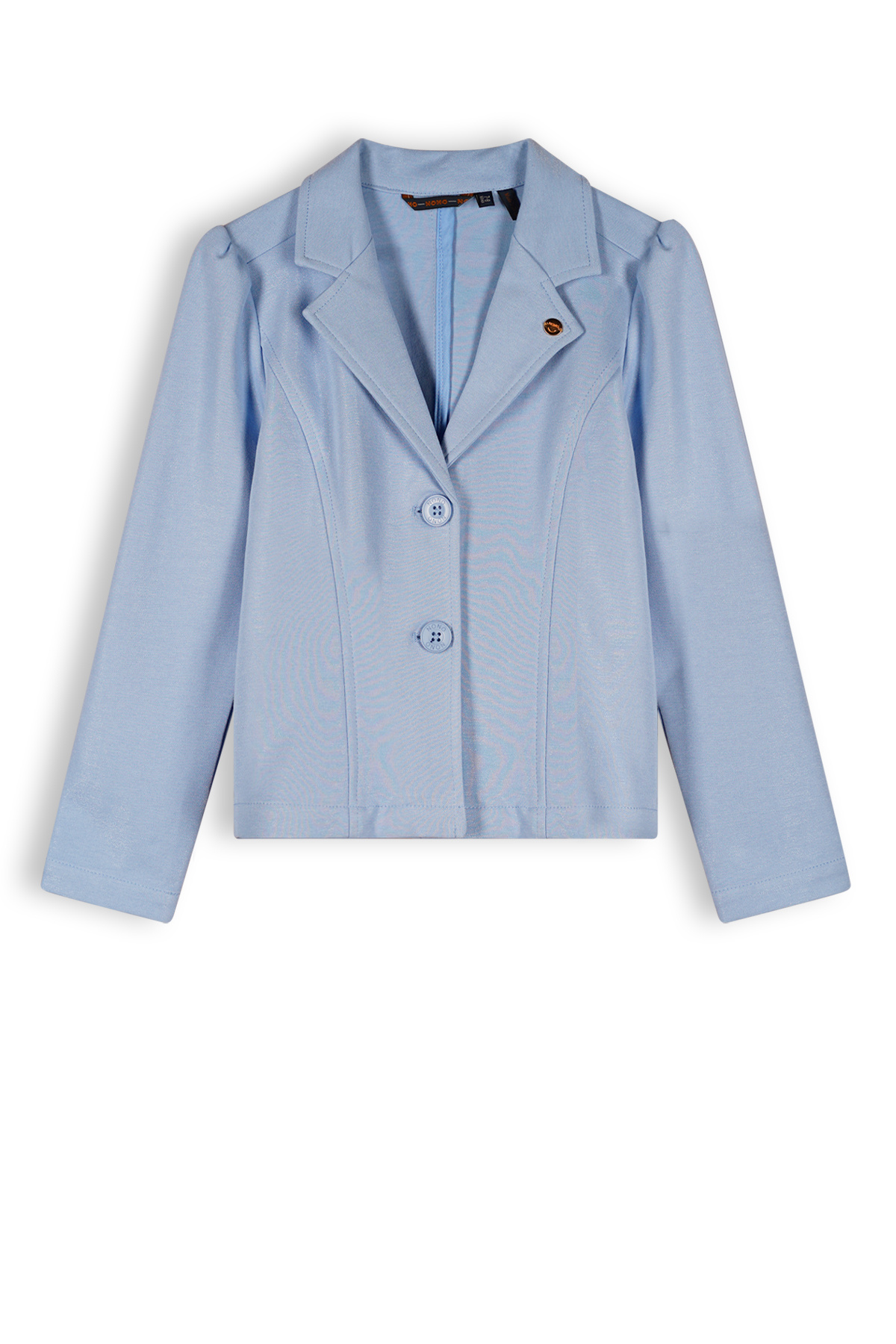 NoNo Meisjes blazer lurex pique - Dip - Provence blauw NoNo Meisjes blazer lurex pique - Dip - Provence blauw