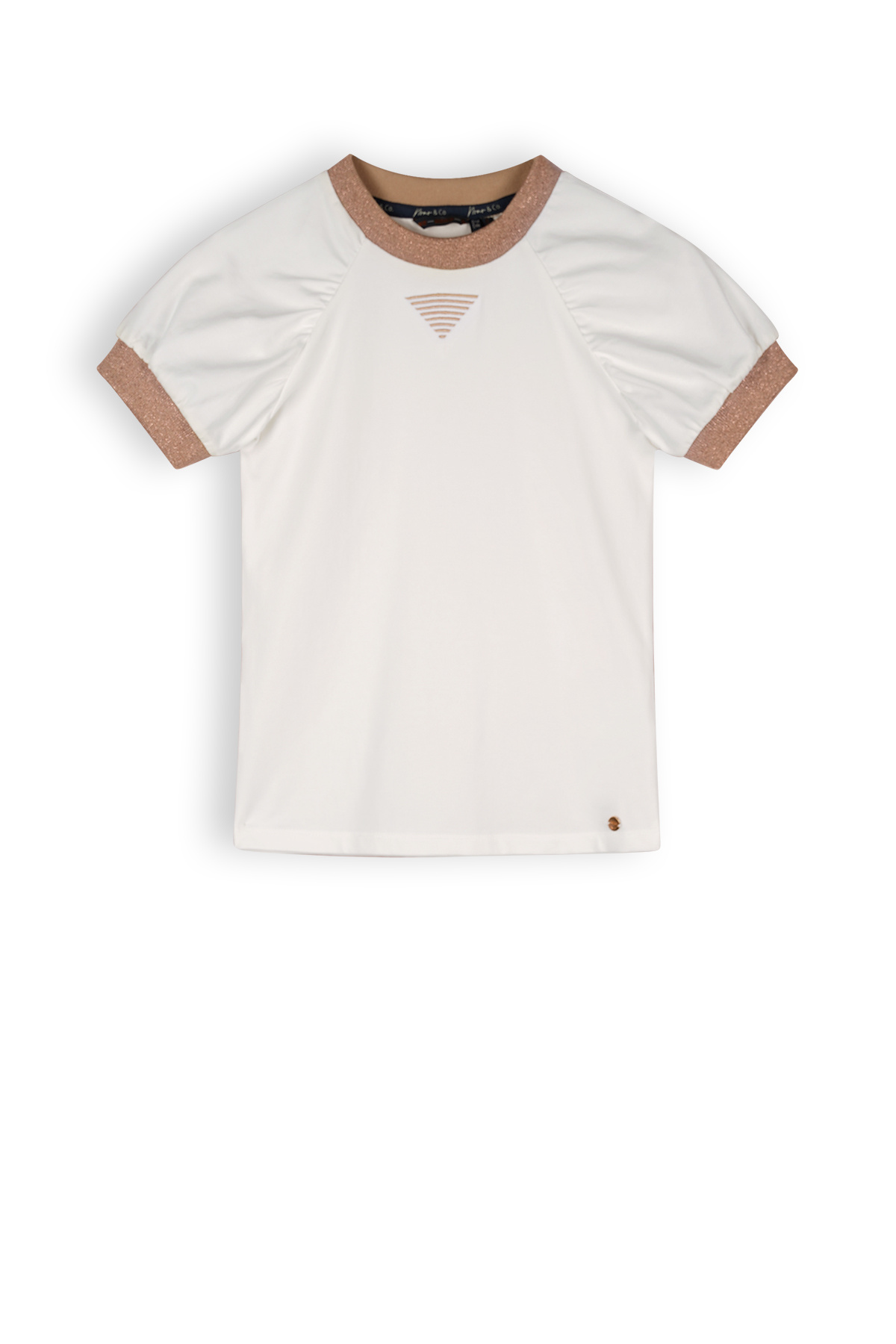 Meisjes t-shirt - Kayla - Sneeuw wit