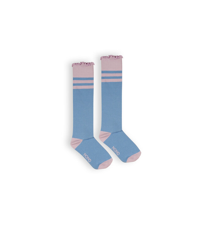 NoNo Meisjes sokken - Roma - Provence blauw