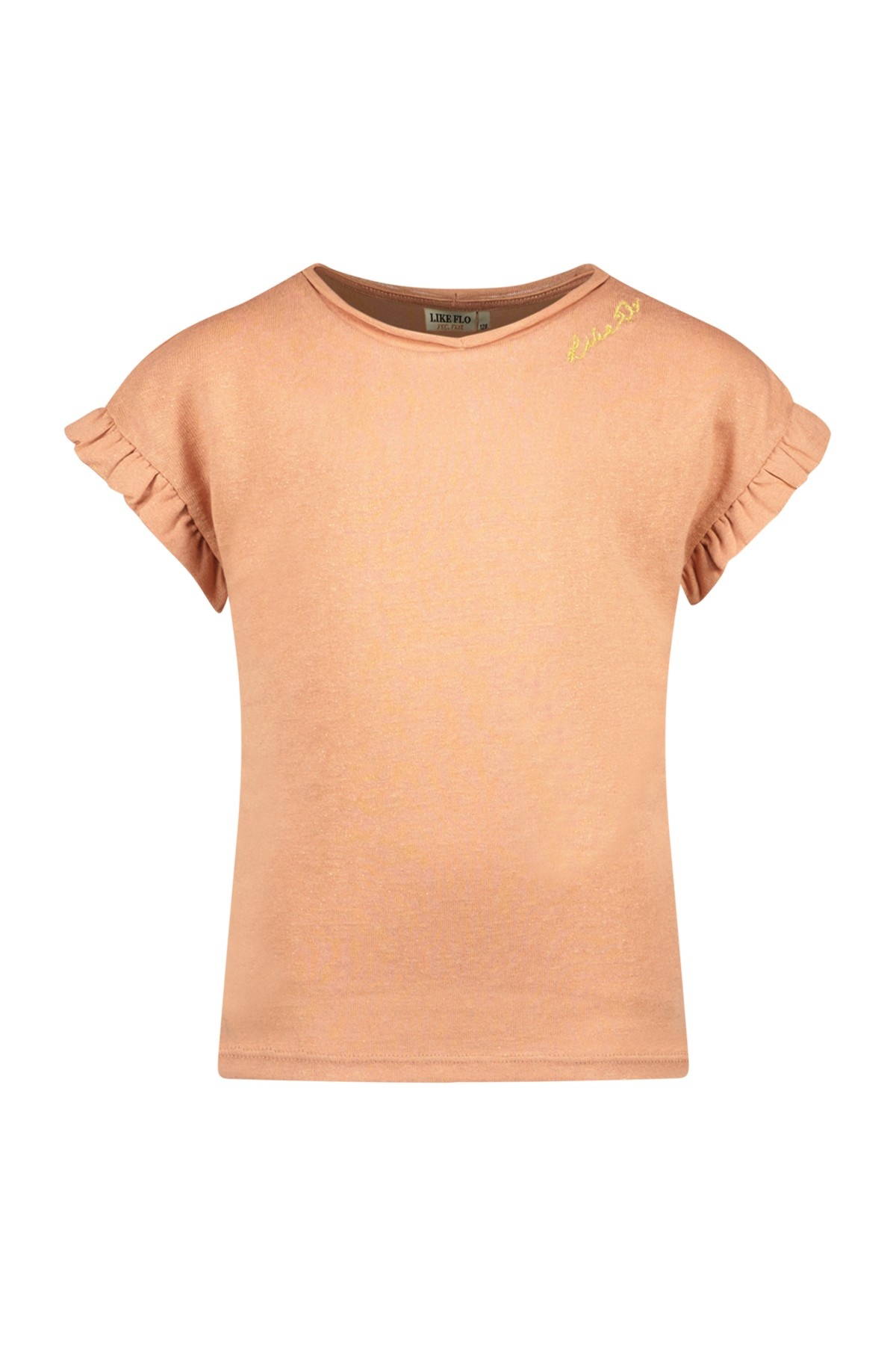 Like Flo F311-5440 Meisjes T-shirt - Brique - Maat 140