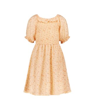 Like Flo Meisjes jurk smock chiffon bloemen - Bloemen