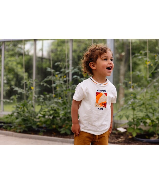 Quapi Jongens t-shirt - Bartu - Off wit