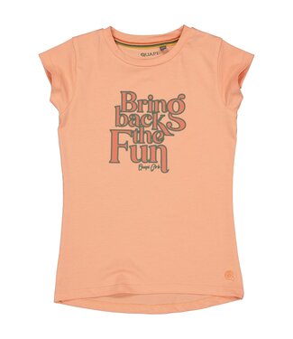 Quapi Meisjes t-shirt - Beatrix - Zalm