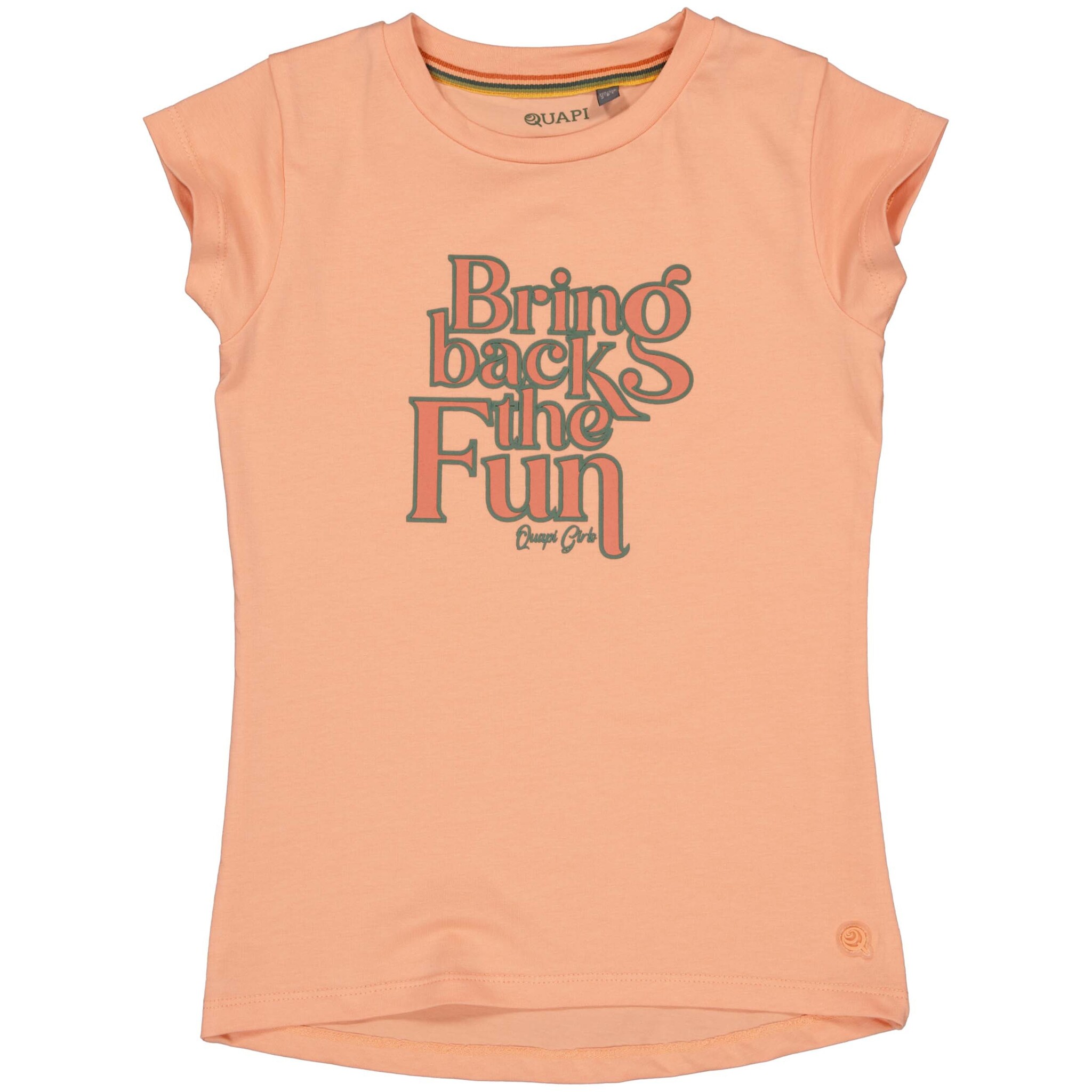 Quapi Meisjes t-shirt - Beatrix - Zalm