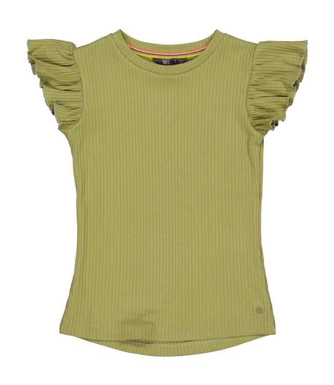 Quapi Meisjes t-shirt - Belize - Cedar groen