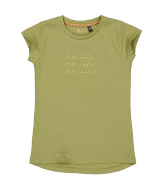 Quapi Meisjes t-shirt - Bia - Cedar groen