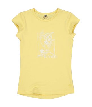 Quapi Meisjes t-shirt - Bien - Zacht geel