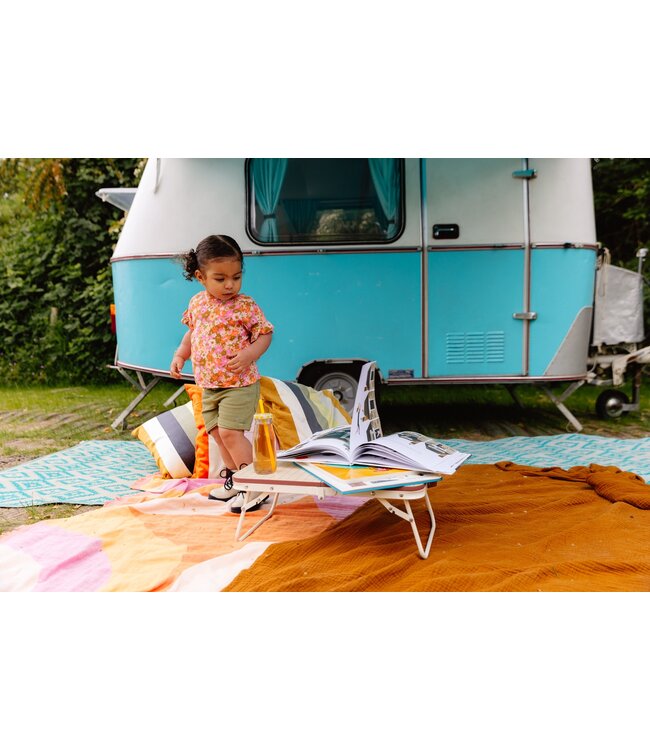 Quapi Meisjes blouse - Bodee - AOP roze bloemen