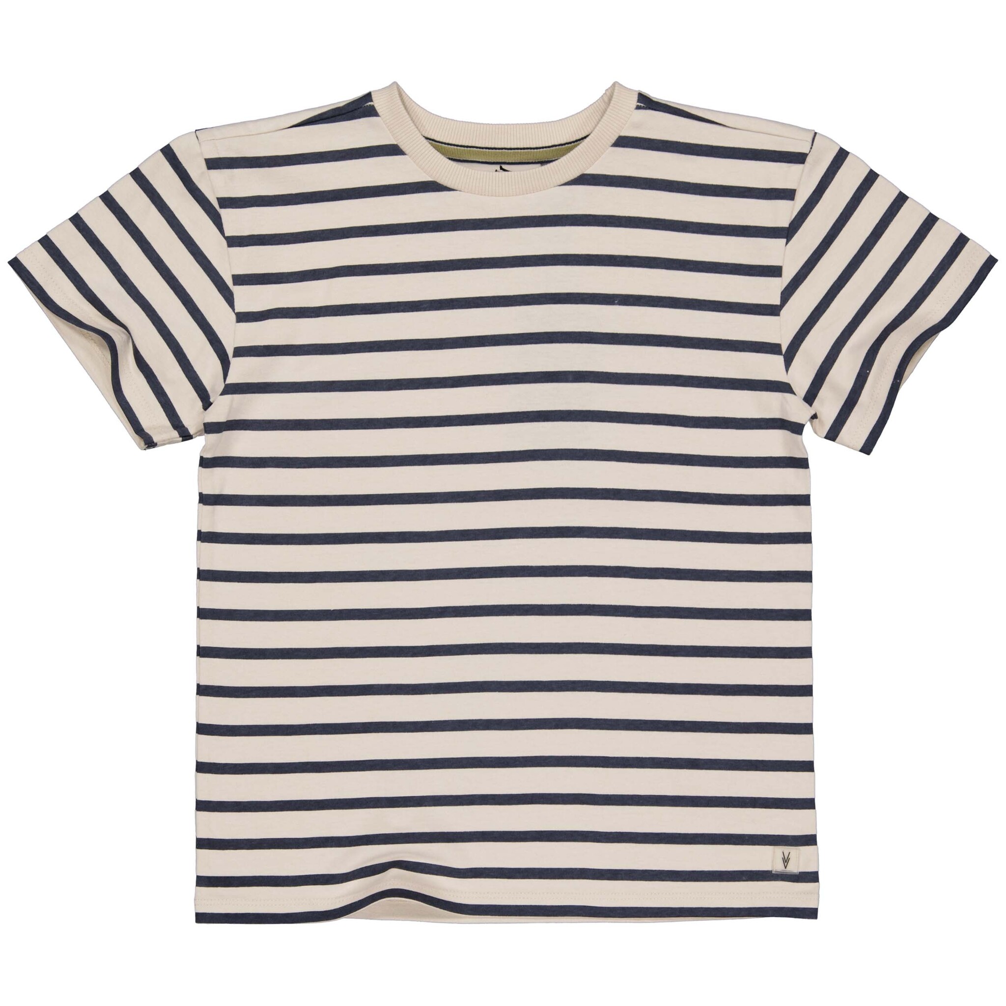 Jongens t-shirt - Karel - AOP blauw gestreept