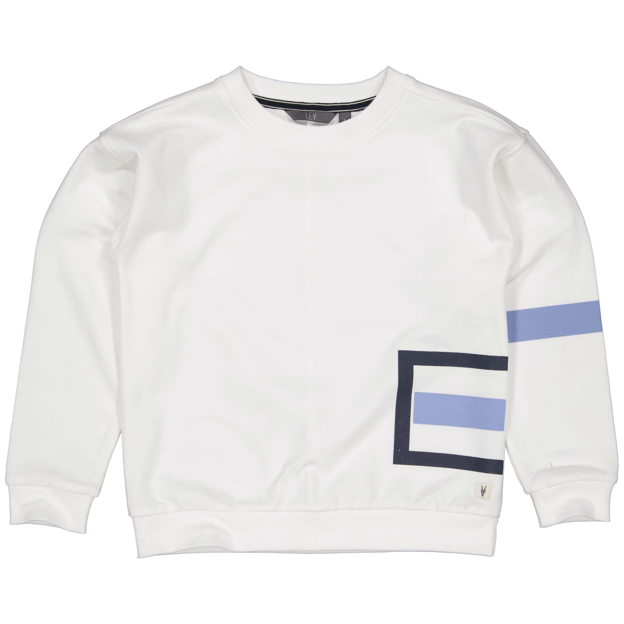 LEVV Jongens sweater - Kenzi - Wit