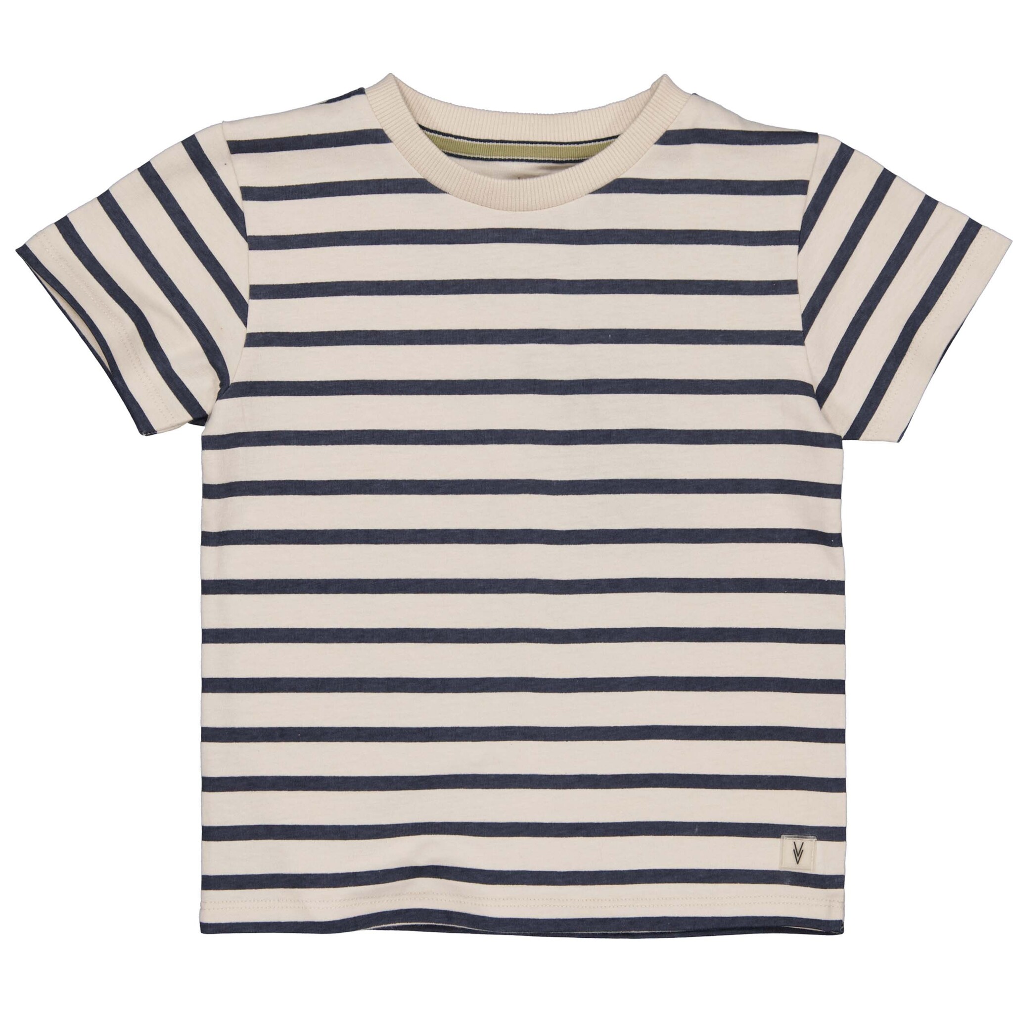 Jongens t-shirt - Mael - AOP blauw gestreept