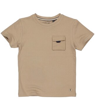 LEVV Little Jongens t-shirt - Mairo - Taupe