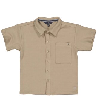 LEVV Little Jongens blouse - Mauro - Taupe