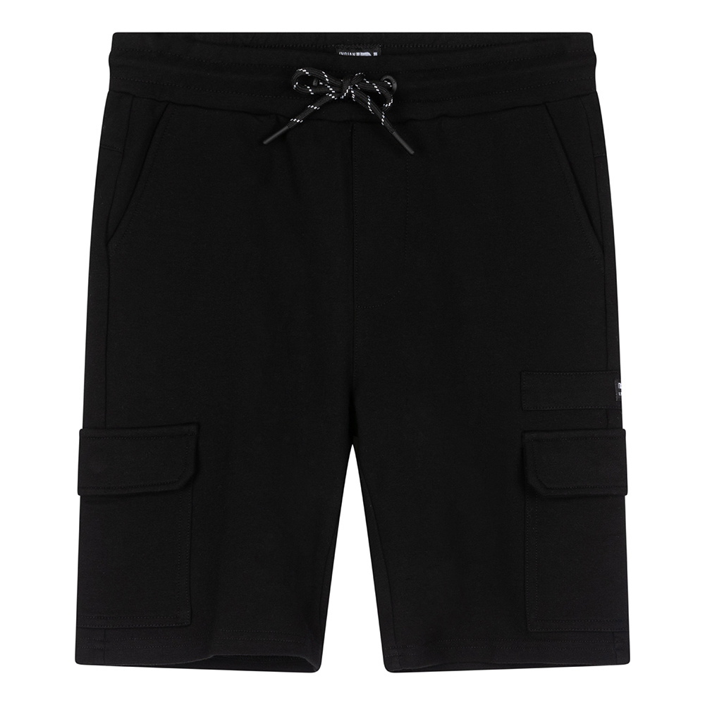 Jongens sweat short cargo - Zwart