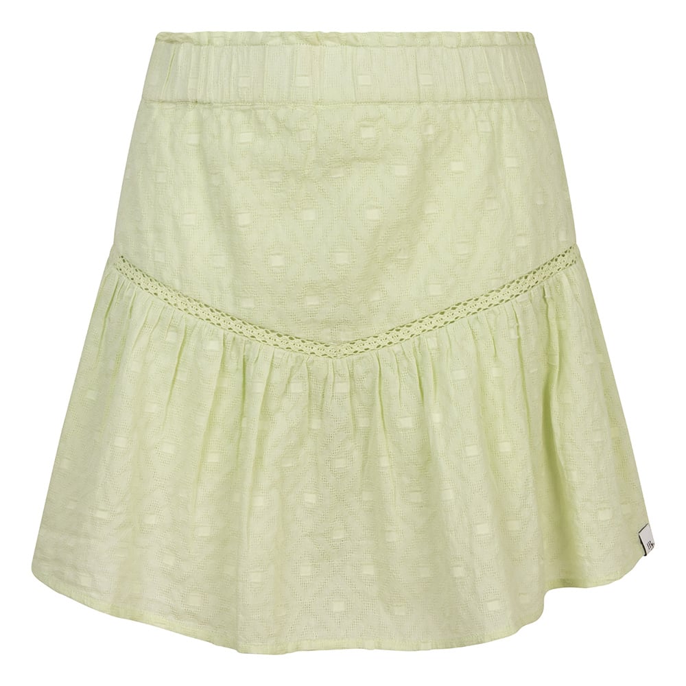 Meisjes rok ruffel - Licht pastel groen