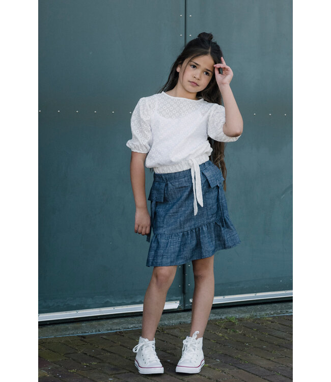 KIEstone Meisjes rok - Crush - donker blauw