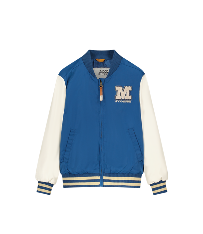 Moodstreet Jongens zomerjas bomber - Sporty blauw