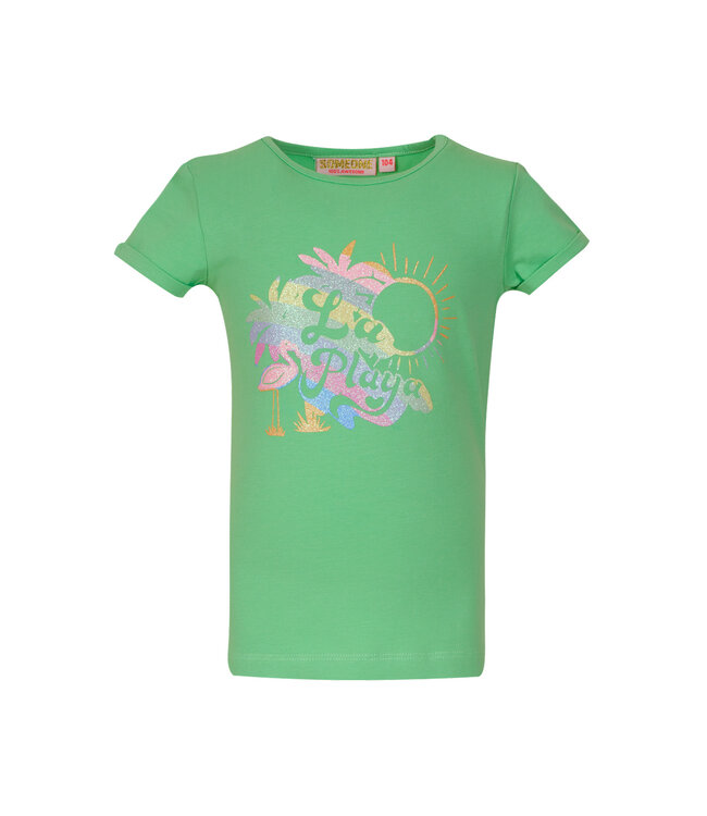 Someone Meisjes t-shirt - Morgana-SG-02-D - Licht groen