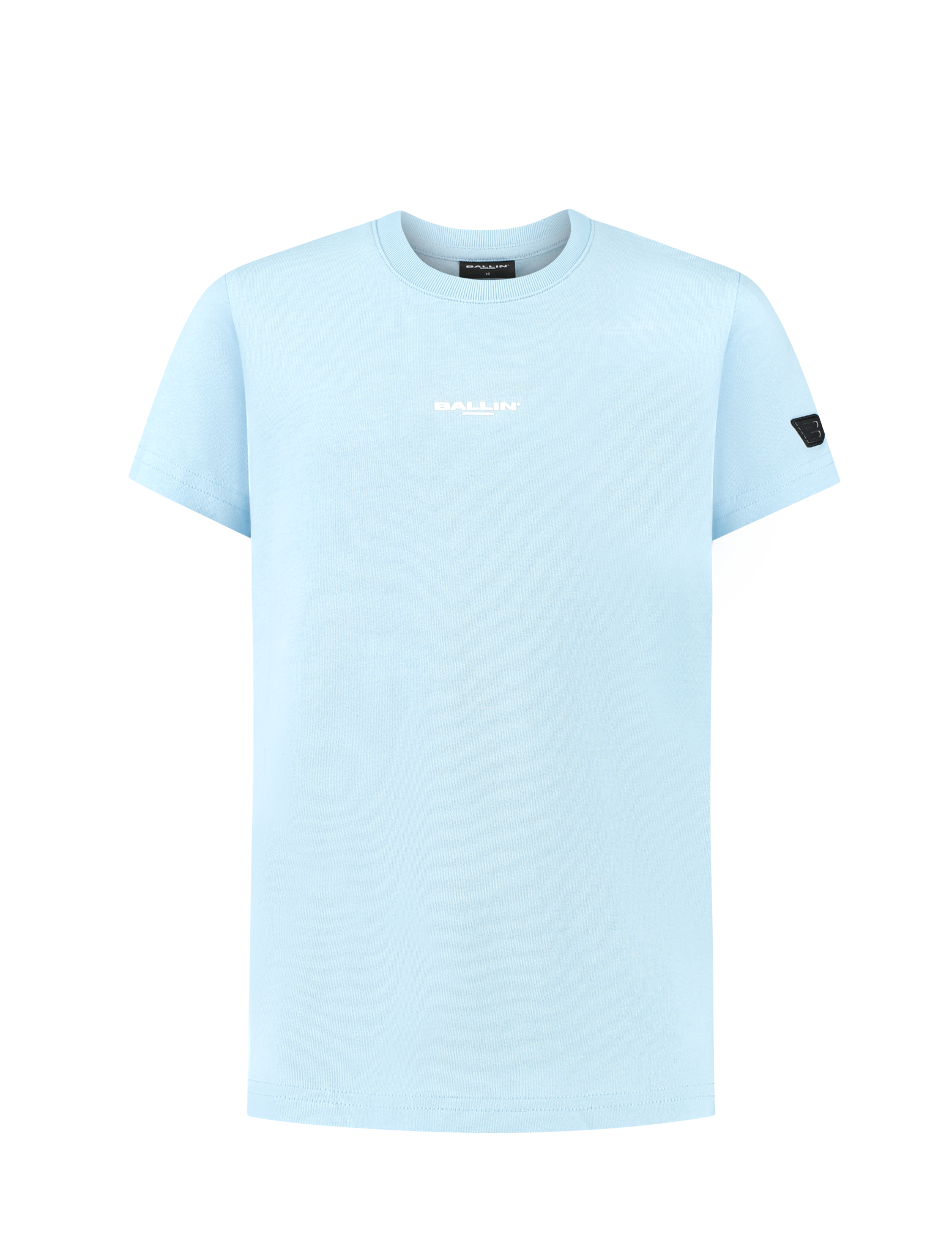 Ballin T-shirt met print - Lt blauw