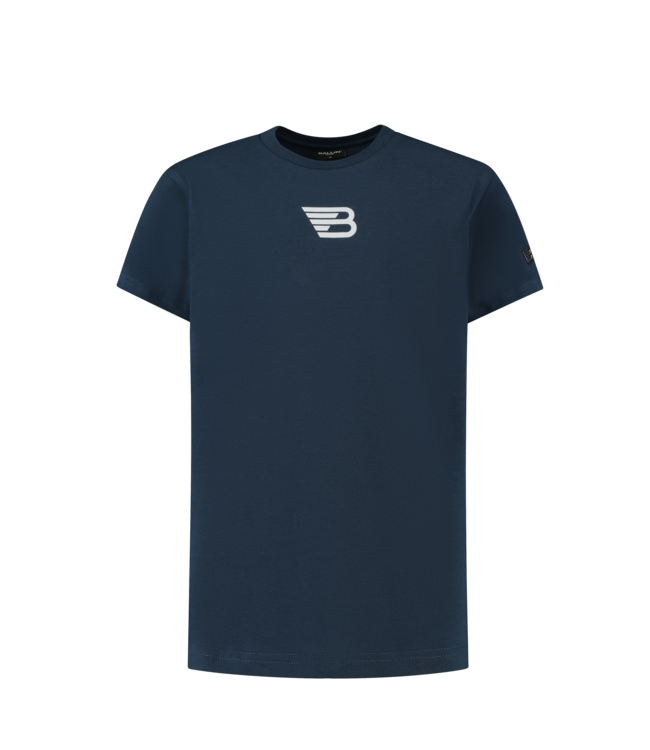 Ballin T-shirt met logo - Navy blauw