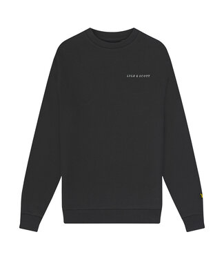 Lyle & Scott Sweater Script - Gun metal grijs