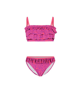 Just Beach Meisjes bikini ruffel paisley - Paisley